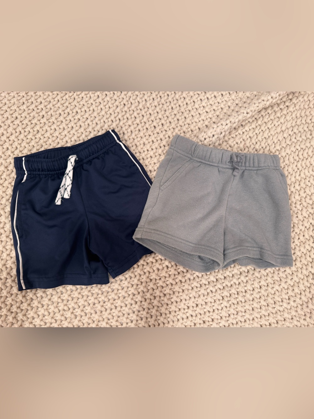 jumping beans Navy and Light Gray Kids Athletic Shorts - 2-Pack